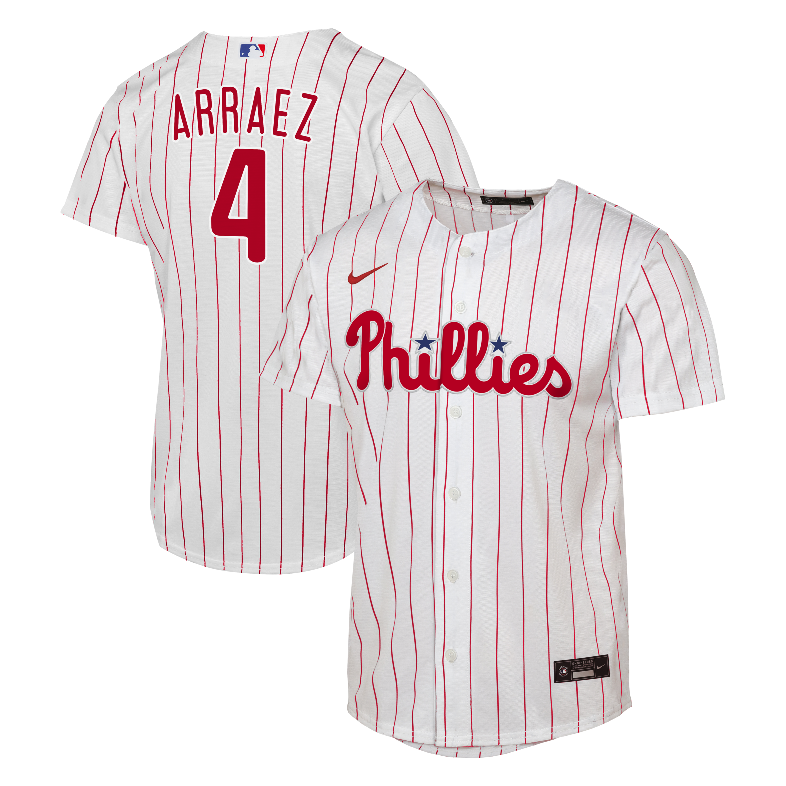 Maillot réplique domicile Nike Luis Arraez blanc des Phillies de Philadelphie pour enfant