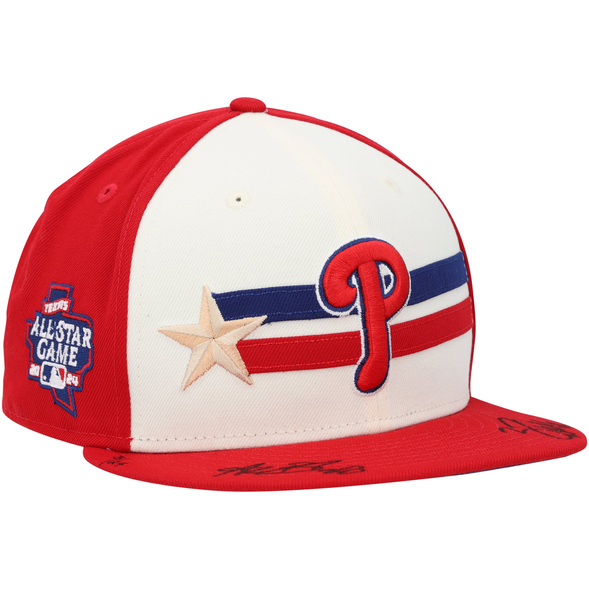 Zack Wheeler & Alec Bohm Philadelphia Phillies Autographed 2024 All-Star Game New Era Cap - Limited Edition of 24