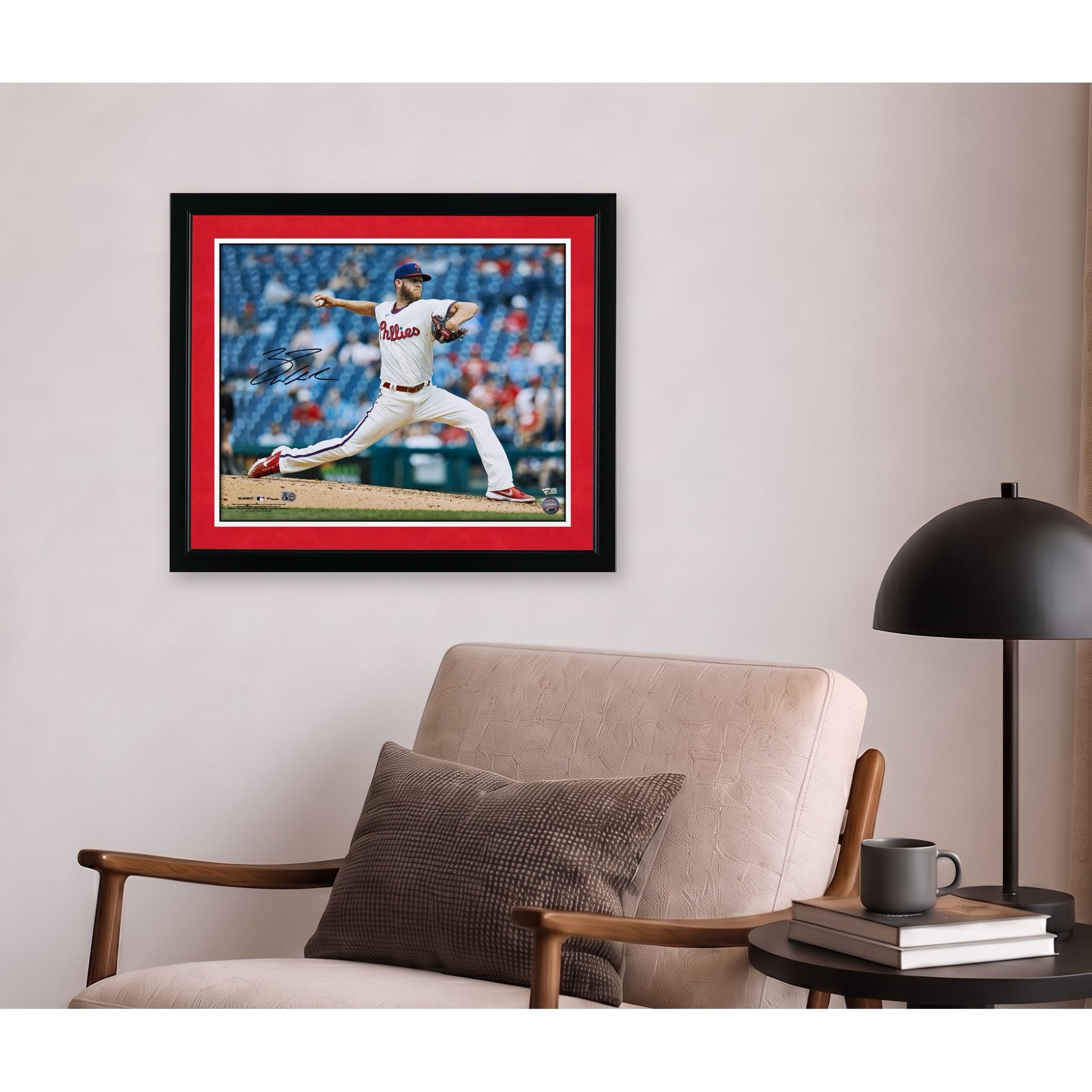 Zack Wheeler Philadelphia Phillies Autographed 16" x 20" Pitching Photograph