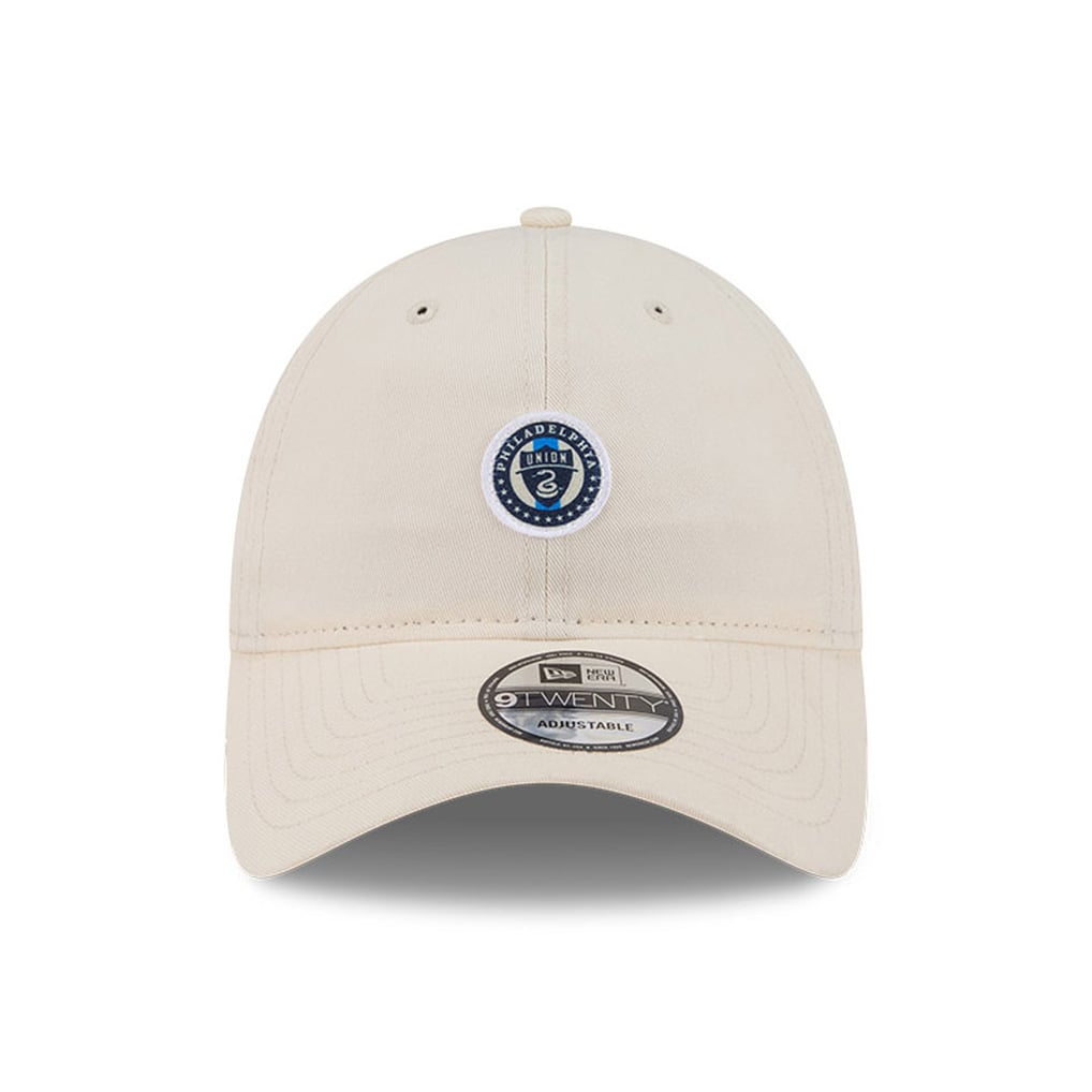 Philadelphia Union New Era Micro Team Logo 9TWENTY Adjustable Hat - Beige