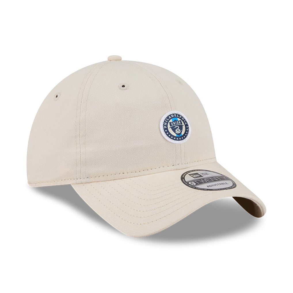 Philadelphia Union New Era Micro Team Logo 9TWENTY Adjustable Hat - Beige