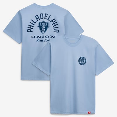 Philadelphia Union Sportiqe Unisex Duke Jersey T-Shirt - Light Blue