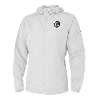 Philadelphia Union Columbia Women's The Prodigy Full-Zip Windbreaker - White
