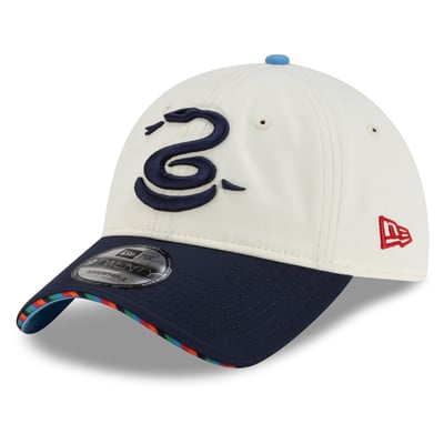 Philadelphia Union New Era Youth 2026 Third Jersey Hook 9TWENTY Adjustable Hat - Beige/Navy