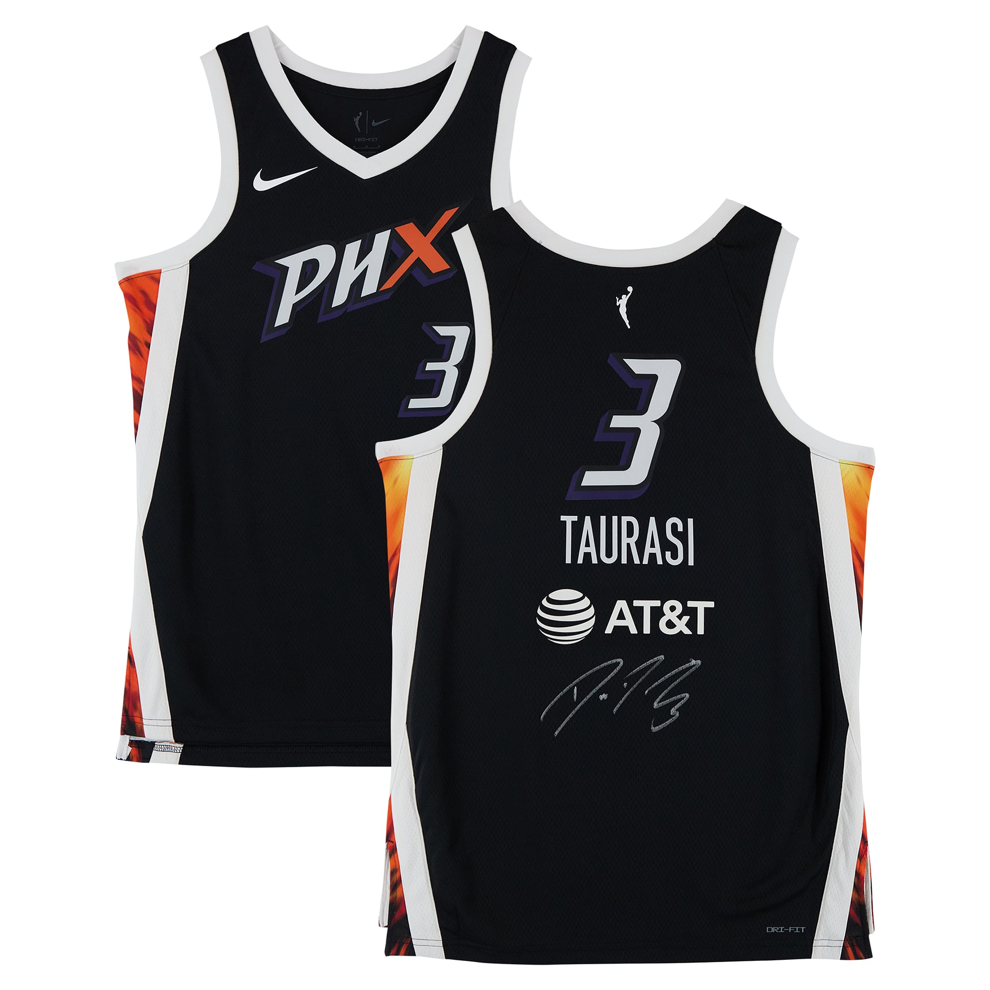 Maillot Nike Black Rebel Edition autographié par Diana Taurasi (Phoenix Mercury)
