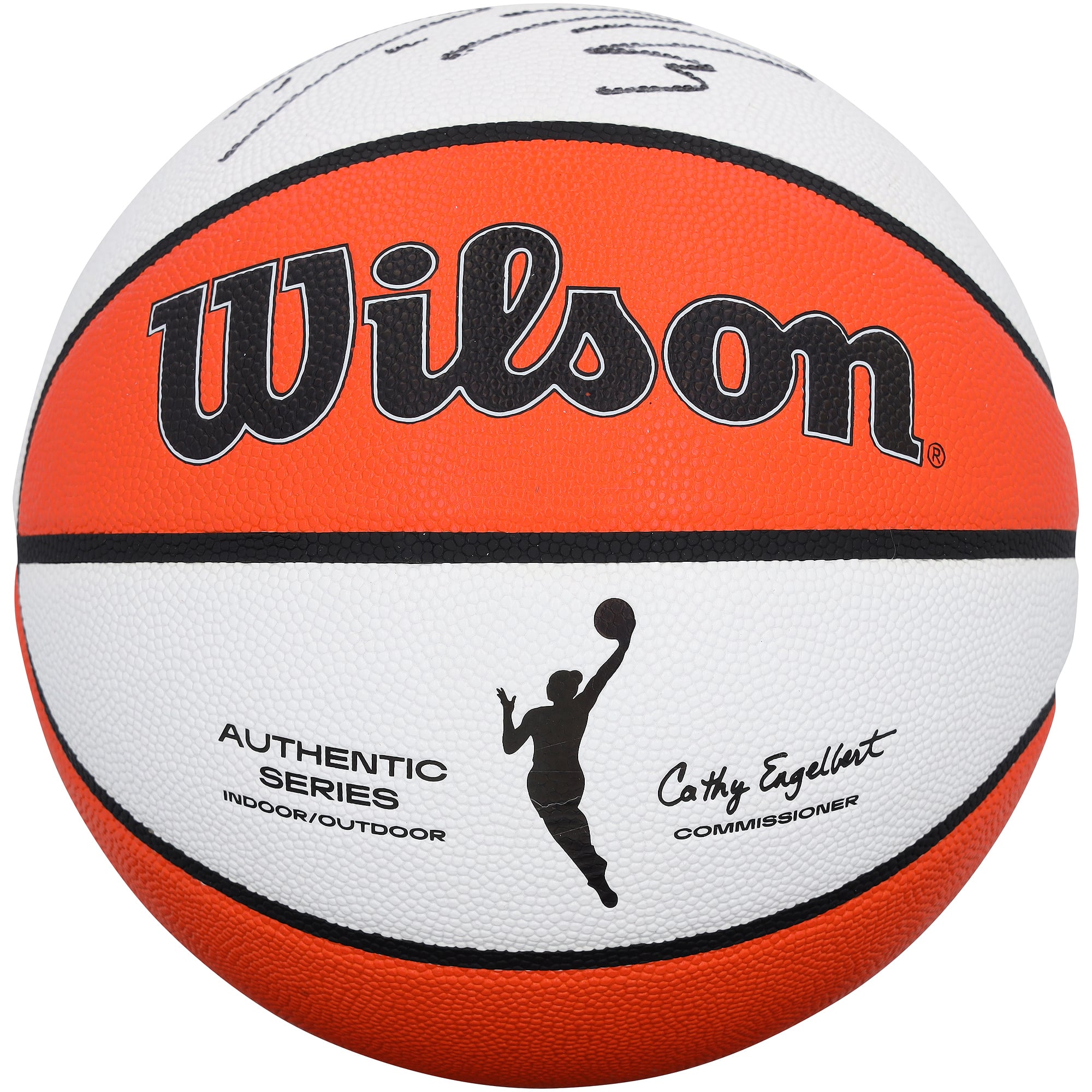 Ballon de basket-ball WNBA Wilson Authentic Series autographié par Diana Taurasi (Phoenix Mercury)