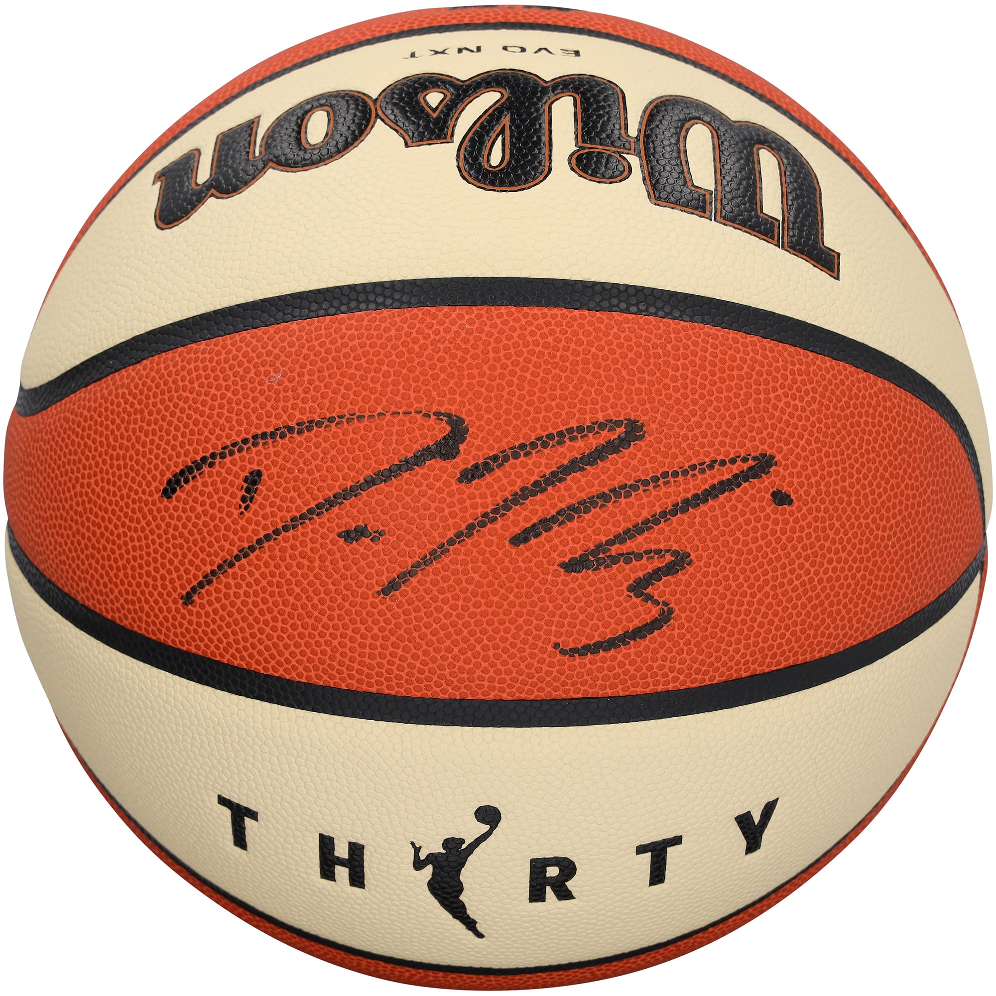 Ballon de basket-ball officiel WNBA Wilson autographié par Diana Taurasi (Phoenix Mercury)
