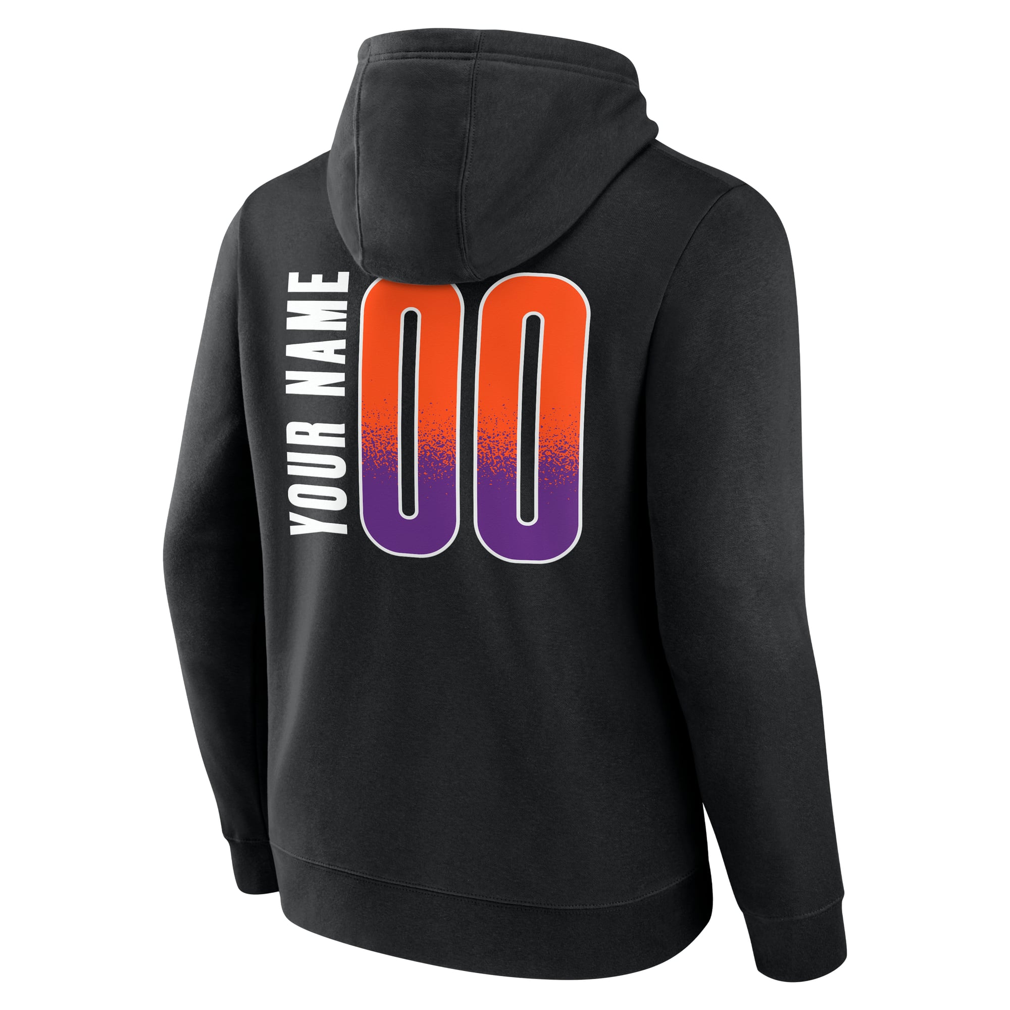 Men's Black Phoenix Mercury Home Court Pop Personalized Name & Number Hoodie