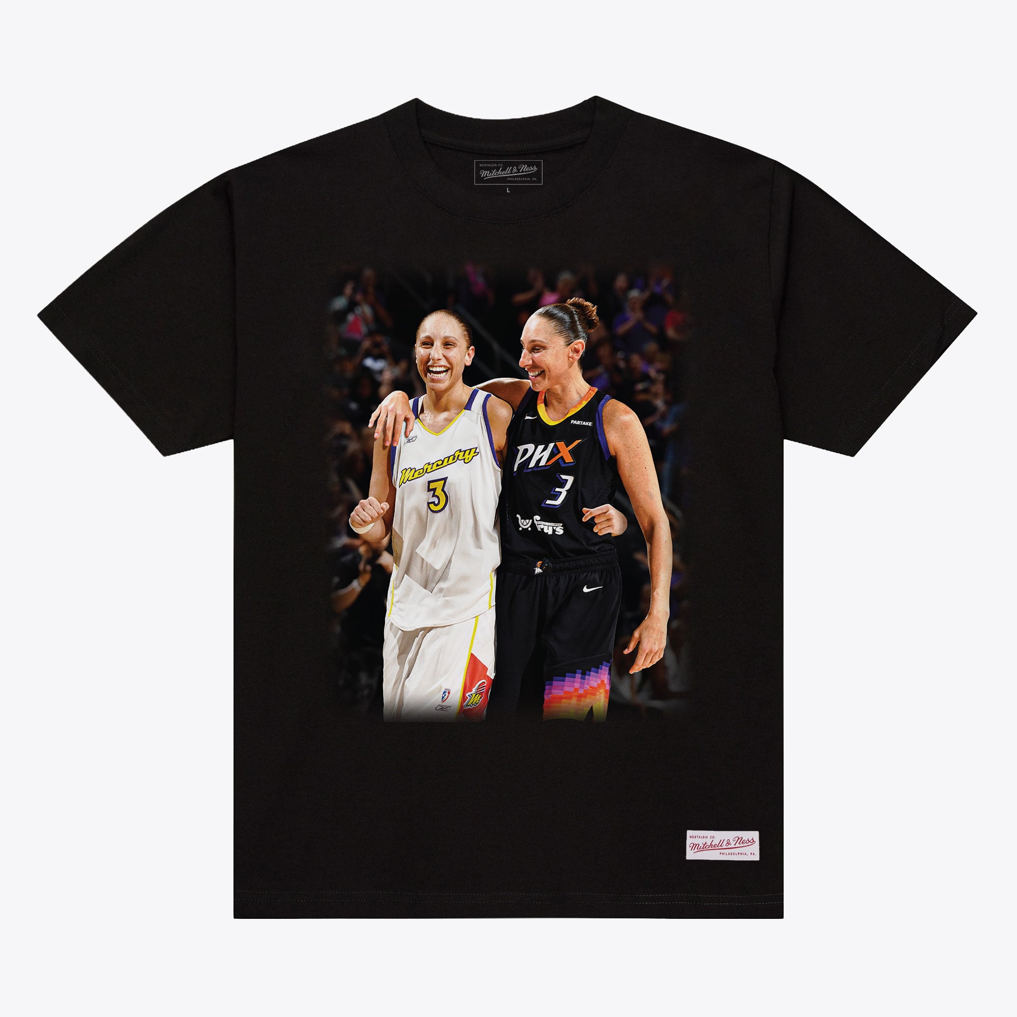 Unisex Mitchell & Ness Diana Taurasi Black Phoenix Mercury Dee T-Shirt