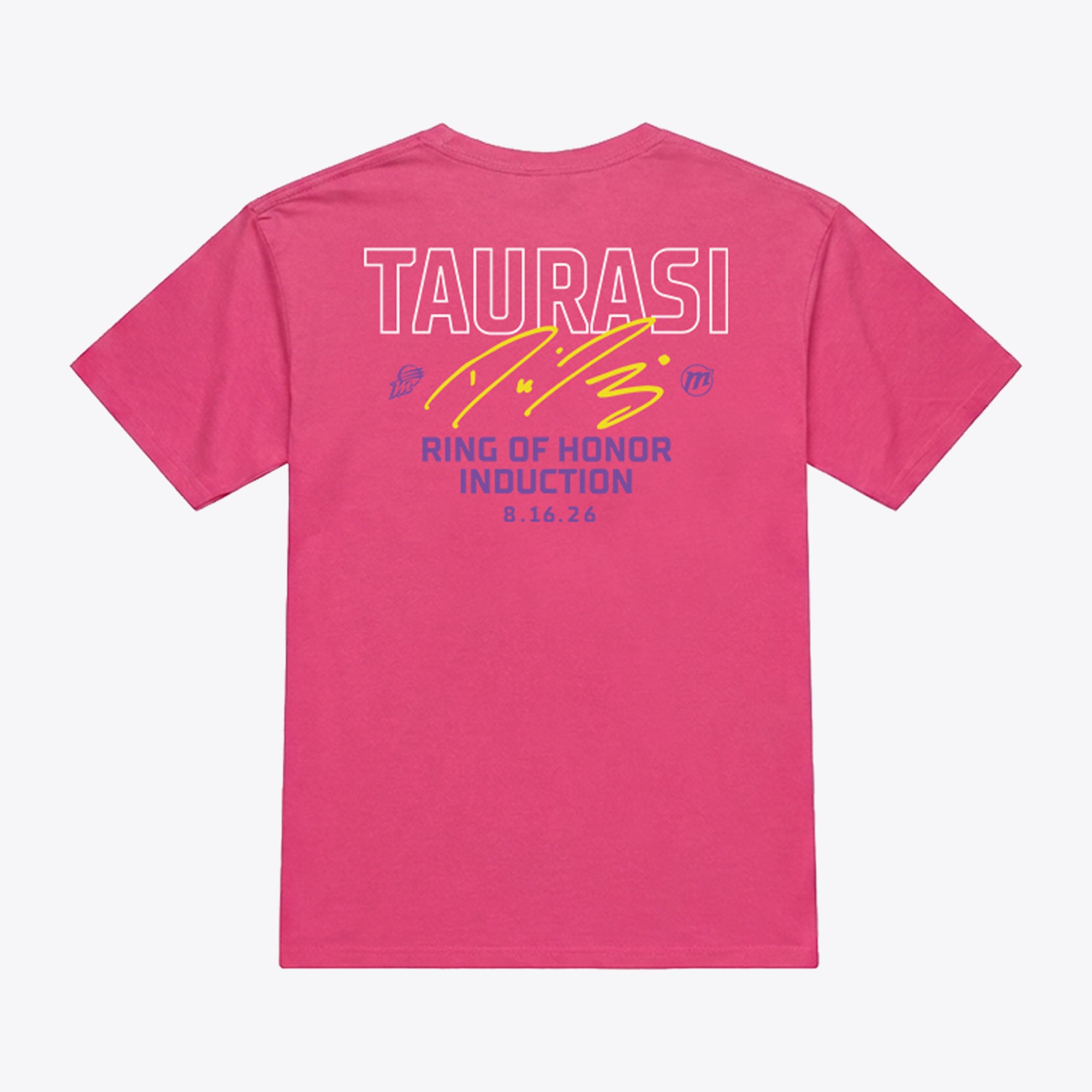Unisex Mitchell & Ness Diana Taurasi Pink Phoenix Mercury Ring of Honor Induction T-Shirt