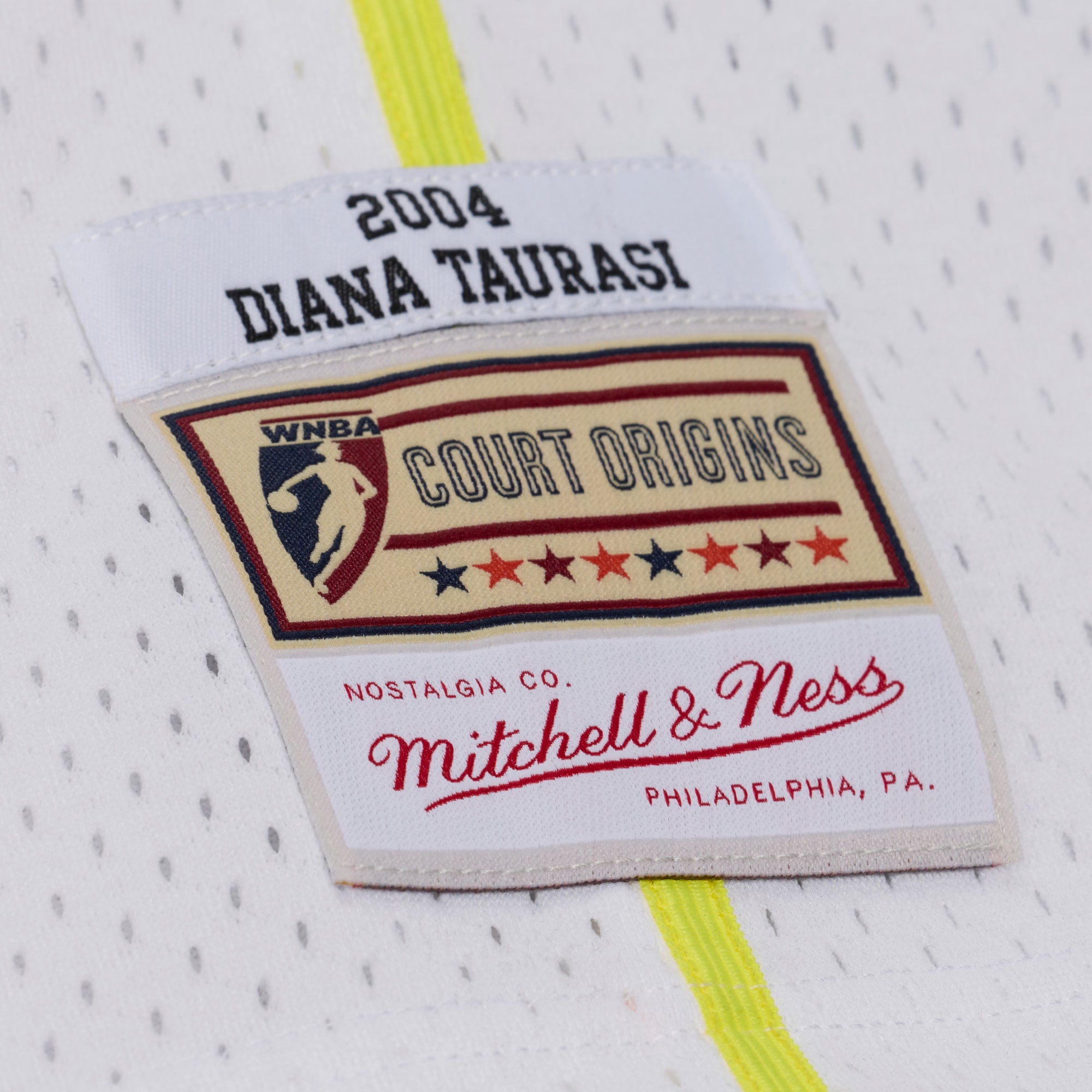 Unisex Mitchell & Ness Diana Taurasi White Phoenix Mercury 2004 Swingman Jersey