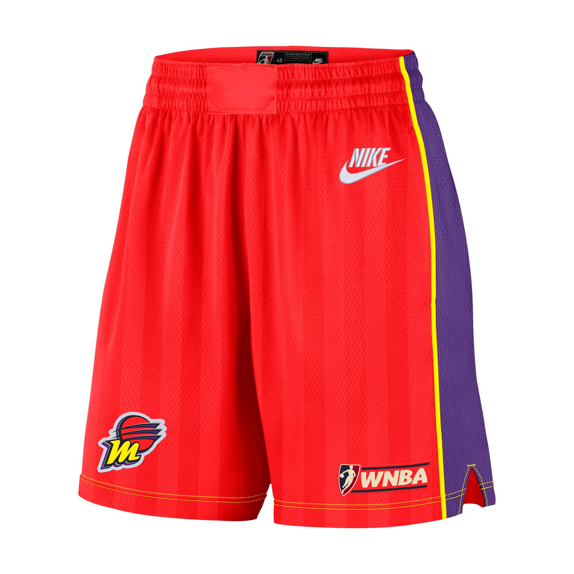Unisex Nike Red Phoenix Mercury On-Court Victory Edition Shorts - Court Origins