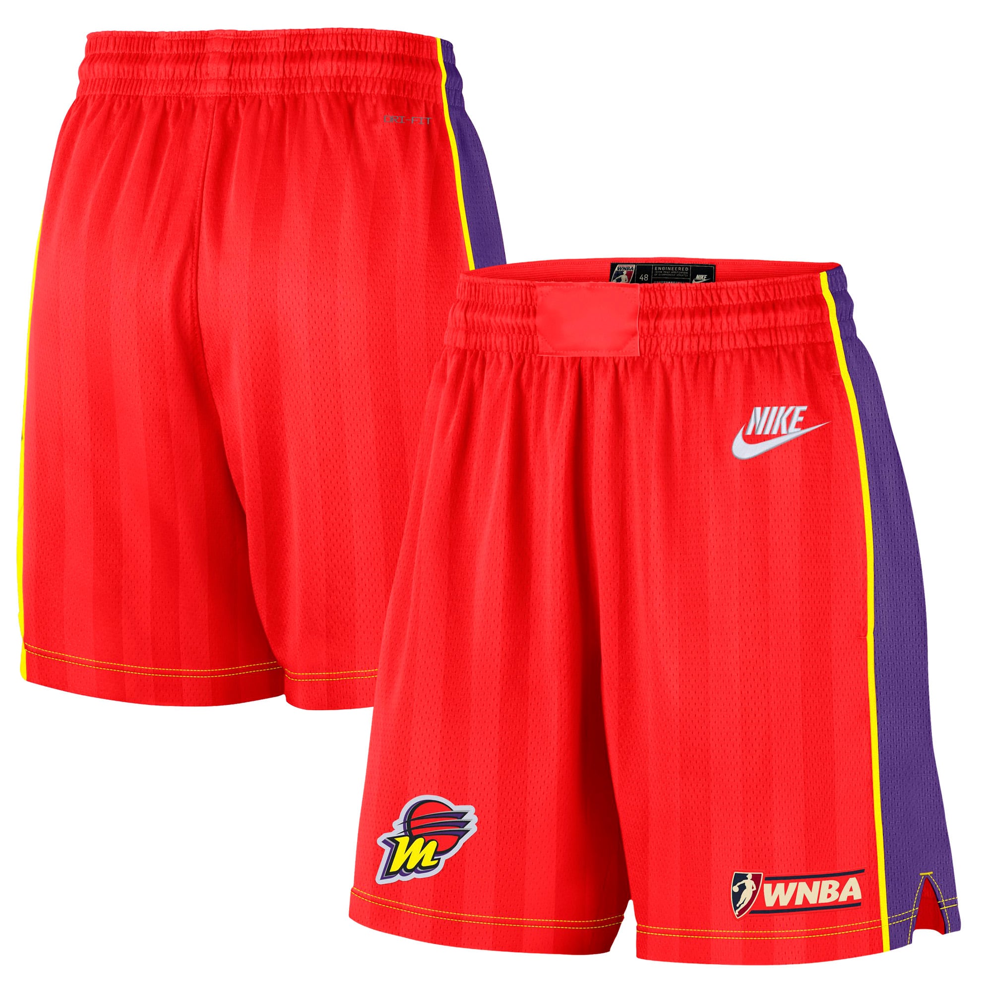 Unisex Nike Red Phoenix Mercury On-Court Victory Edition Shorts - Court Origins