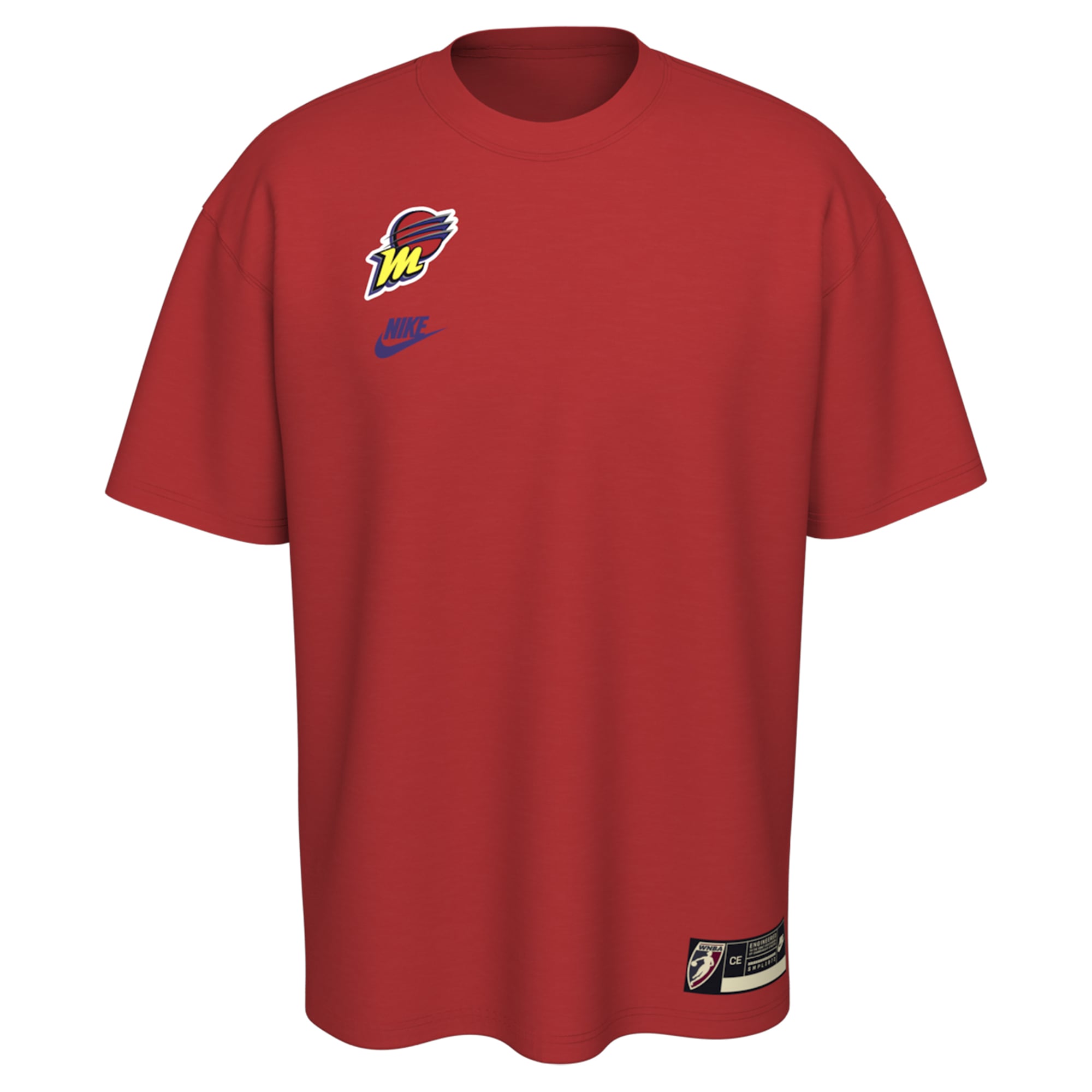 Unisex Nike Red Phoenix Mercury Throwback Premium T-Shirt - Court Origins