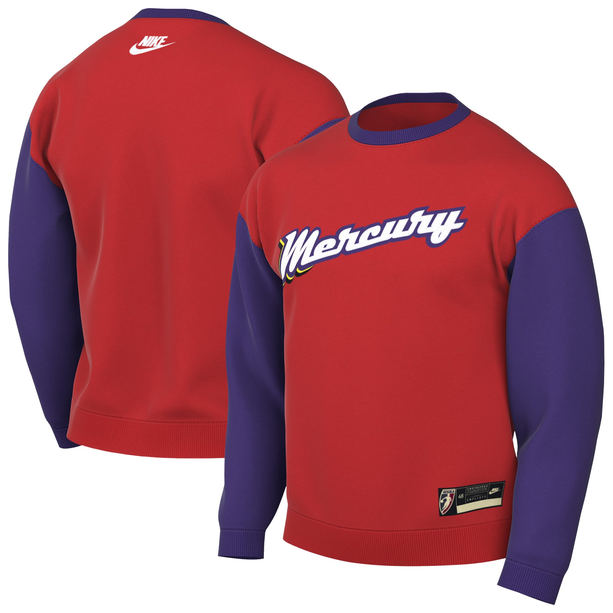 Unisex Nike Red Phoenix Mercury Throwback Sweatshirt - Court Origins