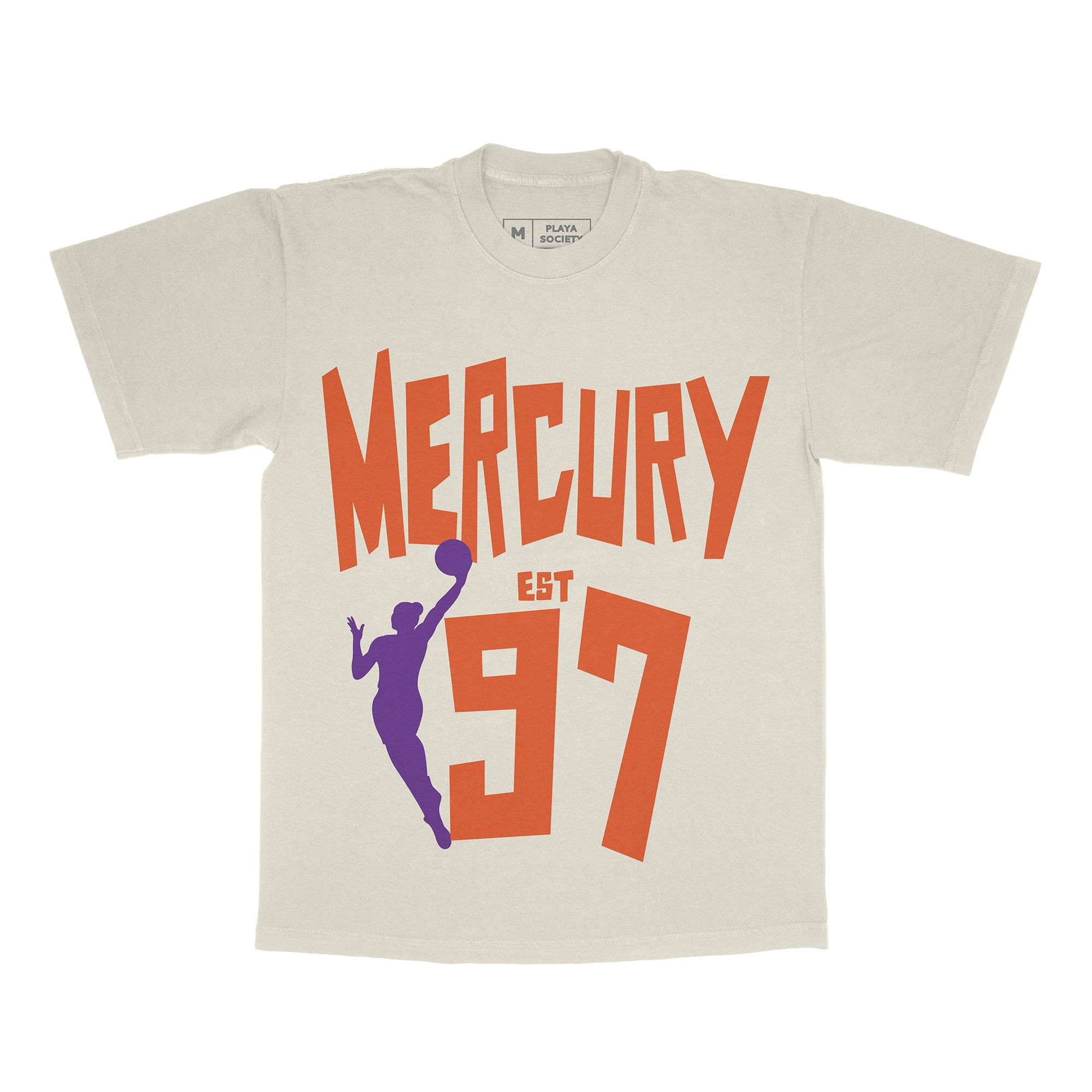 T-shirt unisexe Playa Society Oatmeal Phoenix Mercury Est