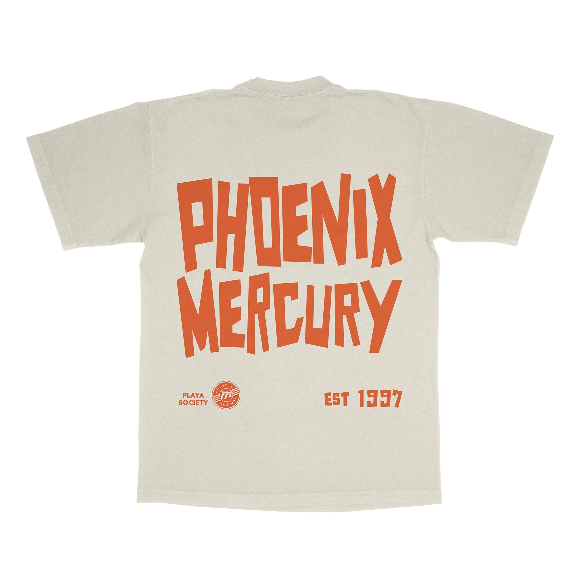 T-shirt unisexe Playa Society Oatmeal Phoenix Mercury Est