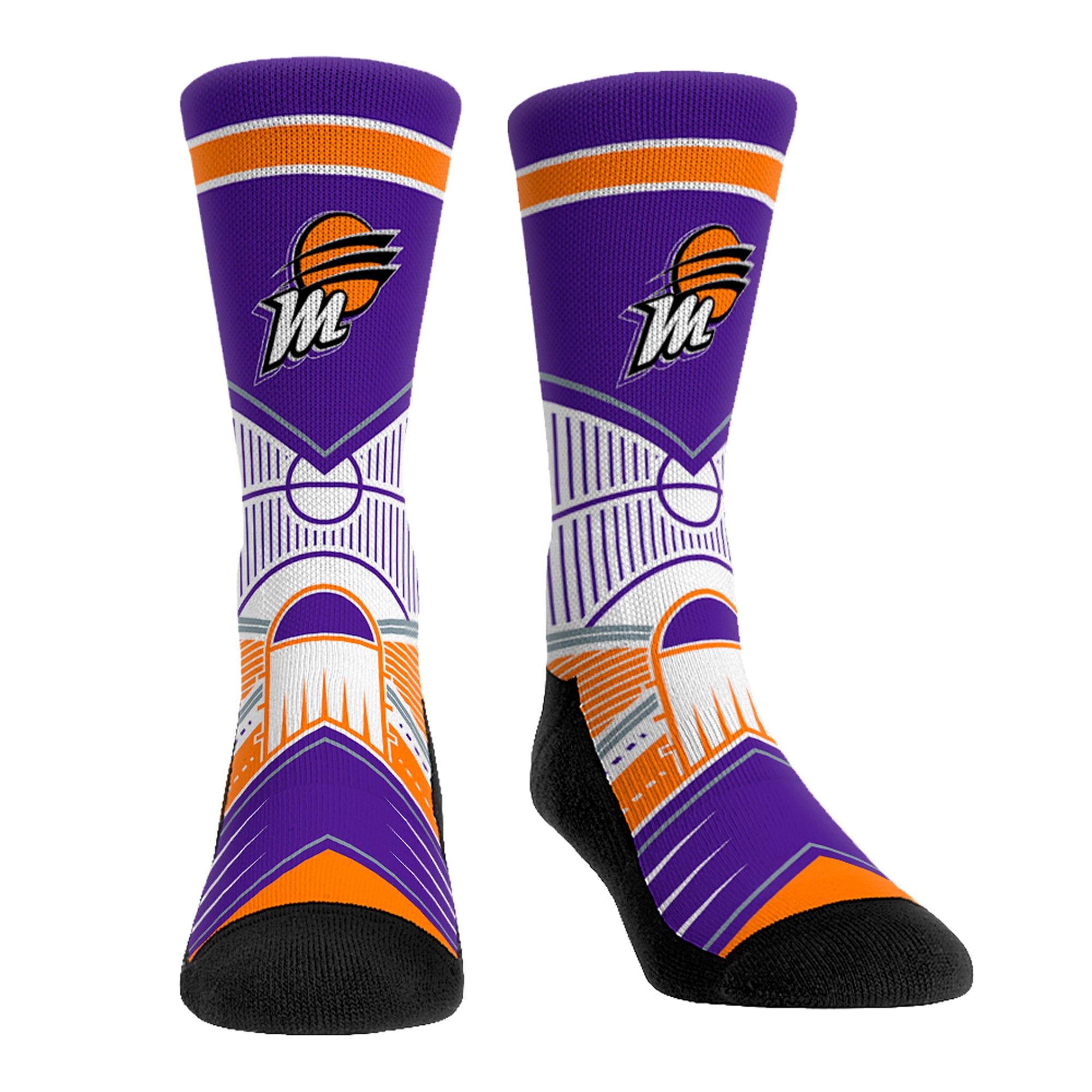 Chaussettes unisexes Rock Em Phoenix Mercury Full Court Press