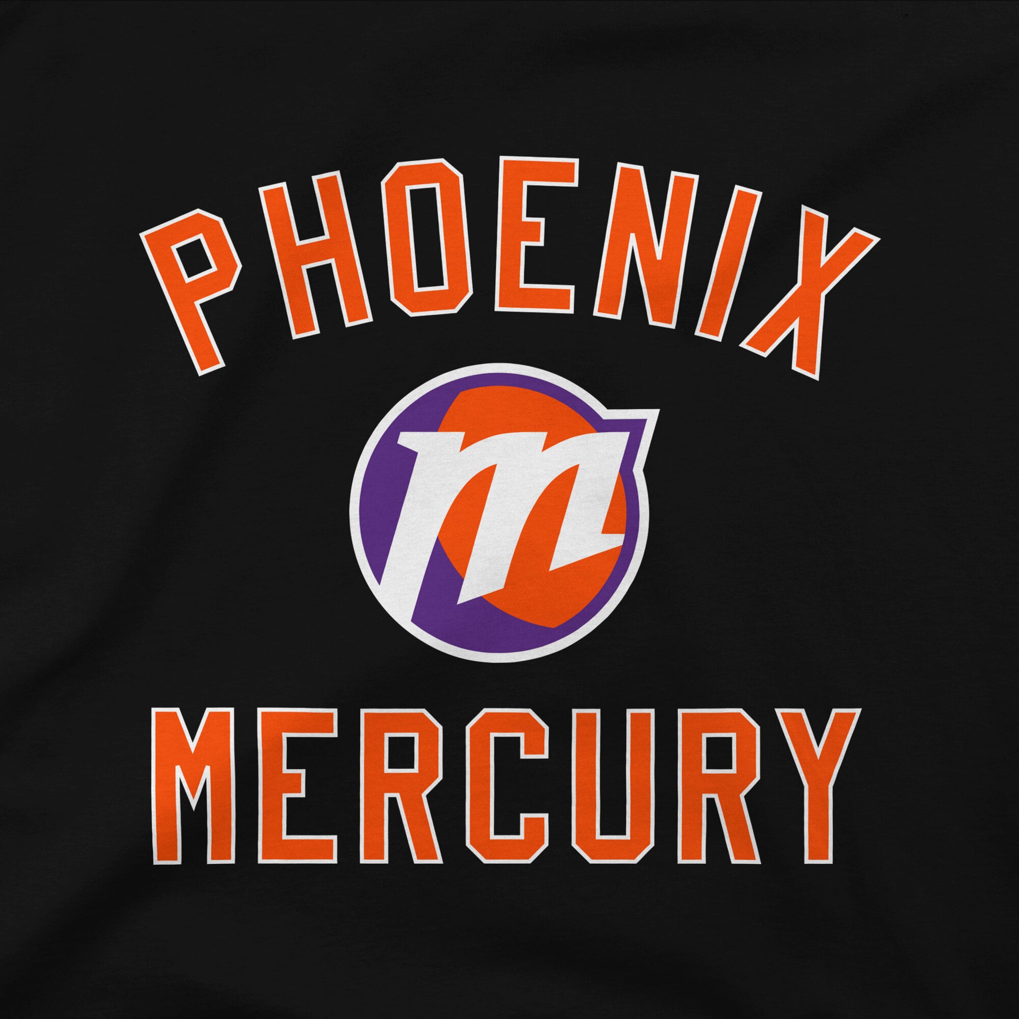 Unisex Stadium Essentials Black Phoenix Mercury Athletic Soul T-Shirt