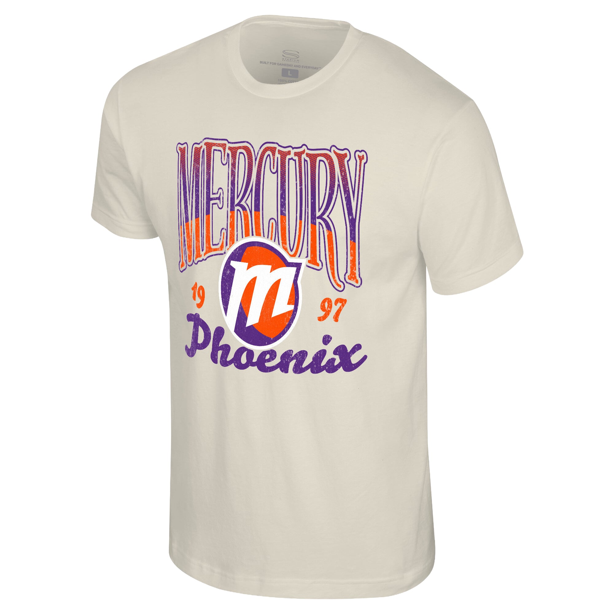Unisex Stadium Essentials Natural Phoenix Mercury Sky High T-Shirt