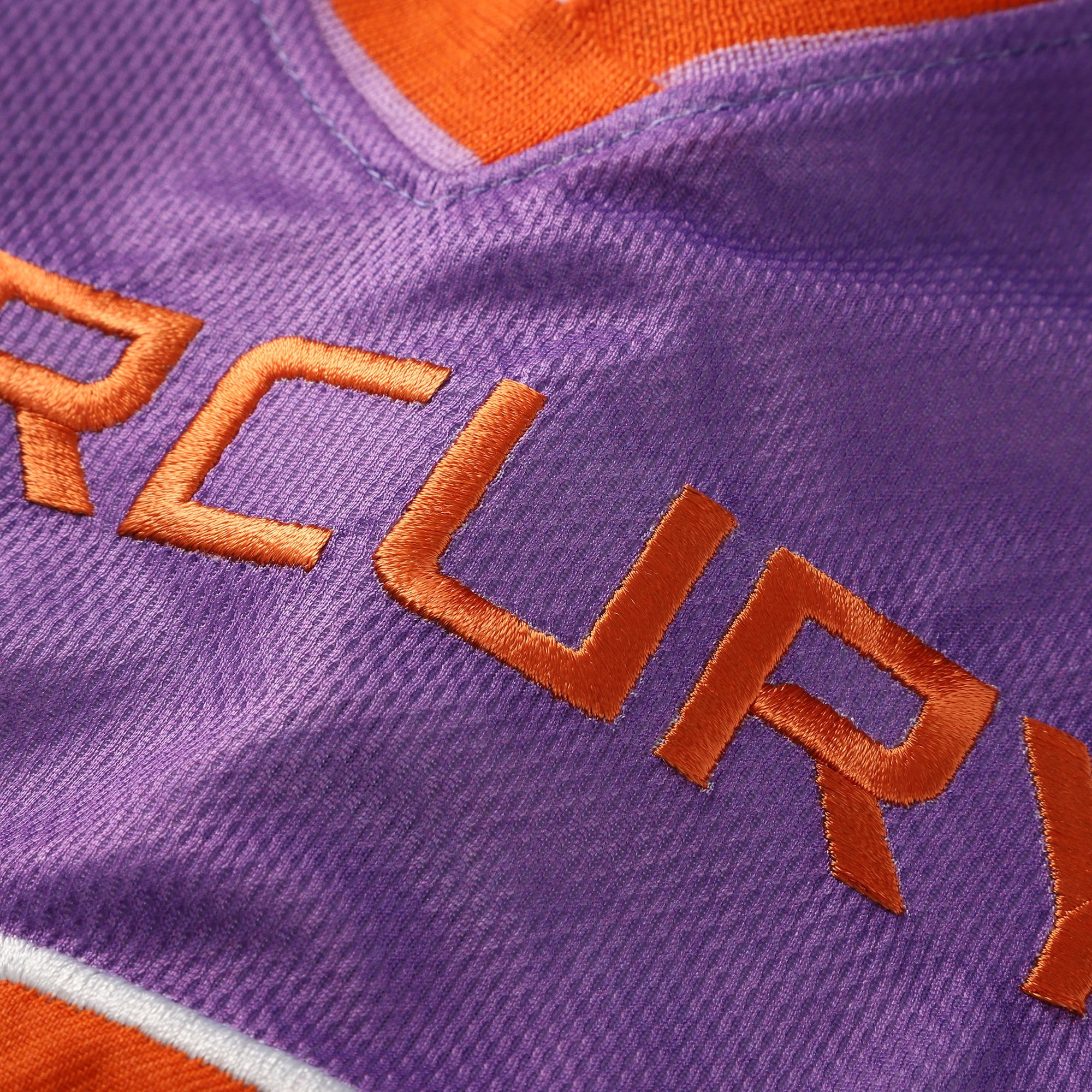 Women's FISLL Alyssa Thomas Purple Phoenix Mercury Cropped Football Jersey