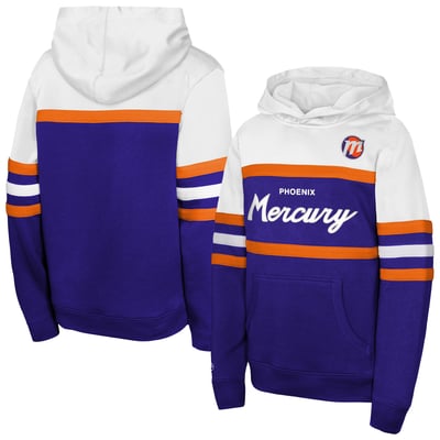  Phoenix Mercury Mitchell & Ness Youth Head Coach Hoodie - Purple