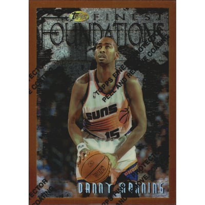 1996-97 Finest Refractors #182 Danny Manning B