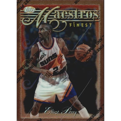 1996-97 Finest Refractors #24 Elliot Perry B