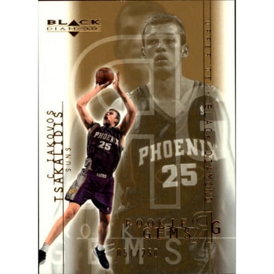 2000-01 Black Diamond Gold #98 Iakovos Tsakalidis