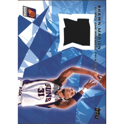 2001-02 Topps All-Star Remnants #TRSM Shawn Marion