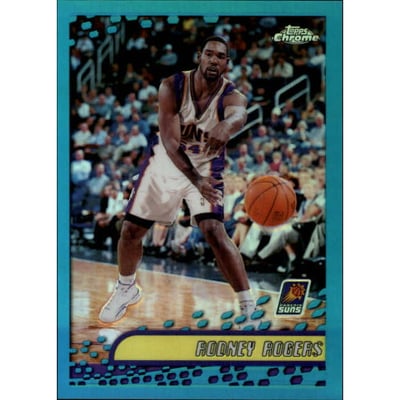 2001-02 Topps Chrome Refractors #129 Rodney Rogers