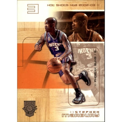 2002-03 Fleer Hot Shots Hot Hands #32 Stephon Marbury