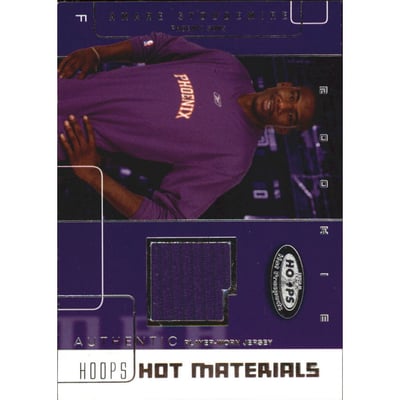 2002-03 Hoops Hot Prospects Hot Materials #30 Amare Stoudemire