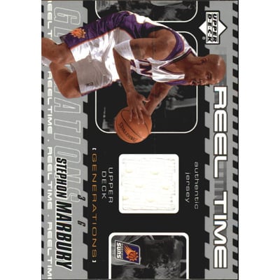 2002-03 Upper Deck Generations Reel Time Jersey #SMJ Stephon Marbury