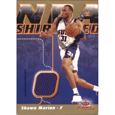 2003-04 Fleer Focus NBA Shirtified Jerseys 150 #NSSM Shawn Marion