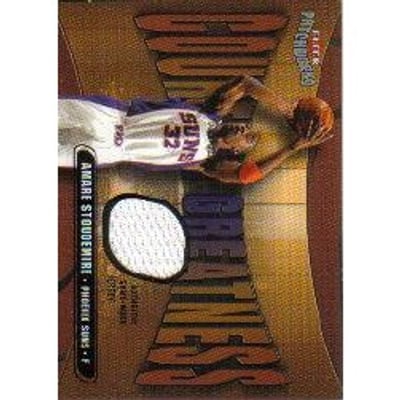 2003-04 Fleer Patchworks Courting Greatness Jerseys #AS Amare Stoudemire