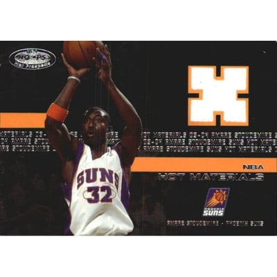 2003-04 Hoops Hot Prospects Hot Materials #8 Amare Stoudemire
