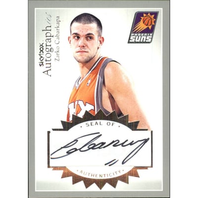 2003-04 SkyBox Autographics Autographs Silver #ZC Zarko Cabarkapa