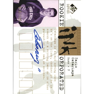 2003-04 SP Signature Edition Rookie INKorporated #ZC Zarko Cabarkapa