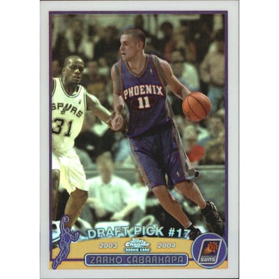 2003-04 Topps Chrome Refractors #127B Zarko Cabarkapa