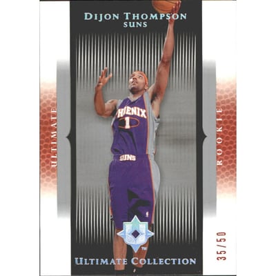 2005-06 Ultimate Collection Red #136 Dijon Thompson