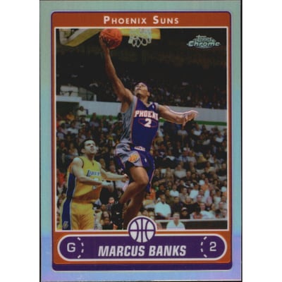 2006-07 Topps Chrome Refractors #134 Marcus Banks