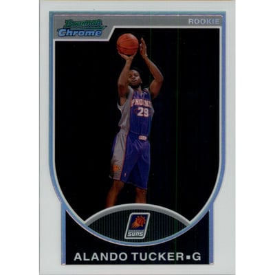 2007-08 Bowman Chrome Refractors #124 Alando Tucker