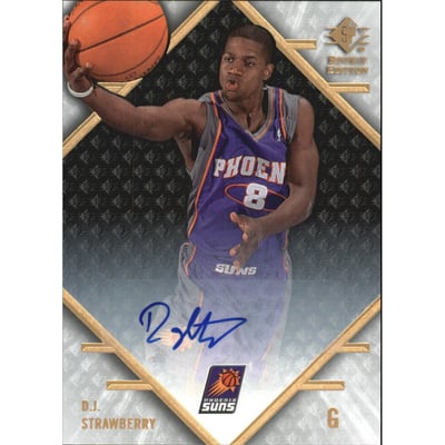 2007-08 SP Rookie Edition Rookie Autographs #94 D.J. Strawberry