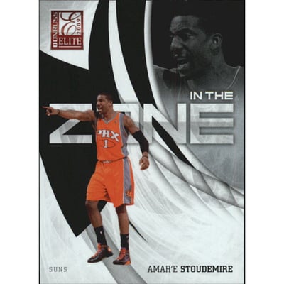 2009-10 Donruss Elite In the Zone Black #8 Amare Stoudemire