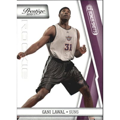 2010-11 Prestige Bonus Shots Purple #196 Gani Lawal