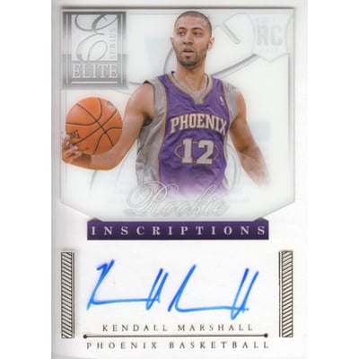 2012-13 Elite Series Rookie Inscriptions Autographs #39 Kendall Marshall