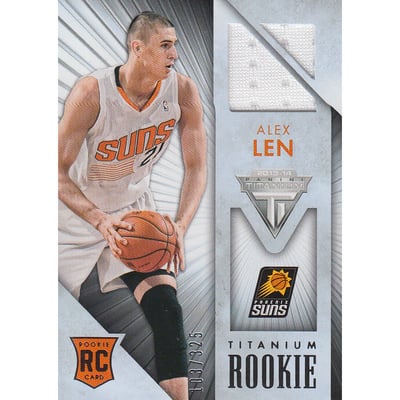 2013-14 Panini Titanium Rookie Jerseys #65 Alex Len/325