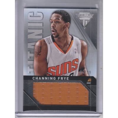 2013-14 Panini Titanium Titanic Threads Jumbo #93 Channing Frye/99