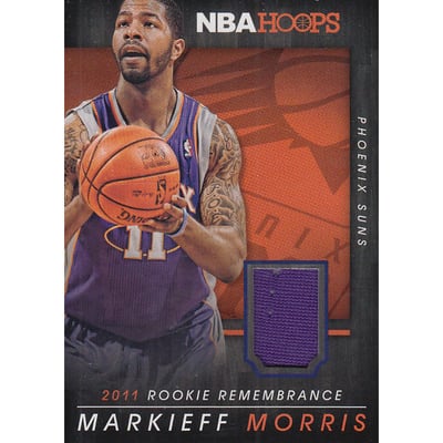 2014-15 Hoops Rookie Remembrance Memorabilia #8 Markieff Morris